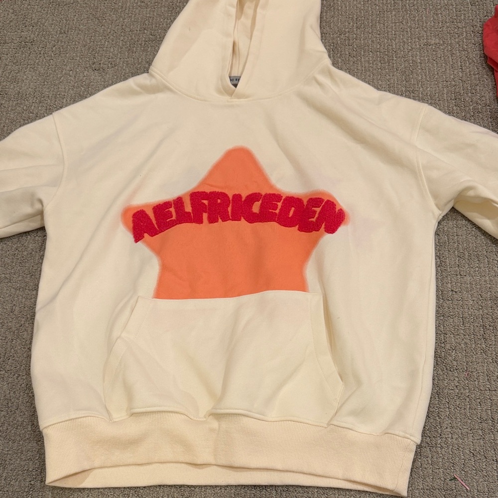 Aelfric Eden Women’s Hoodie with Orange Star Design